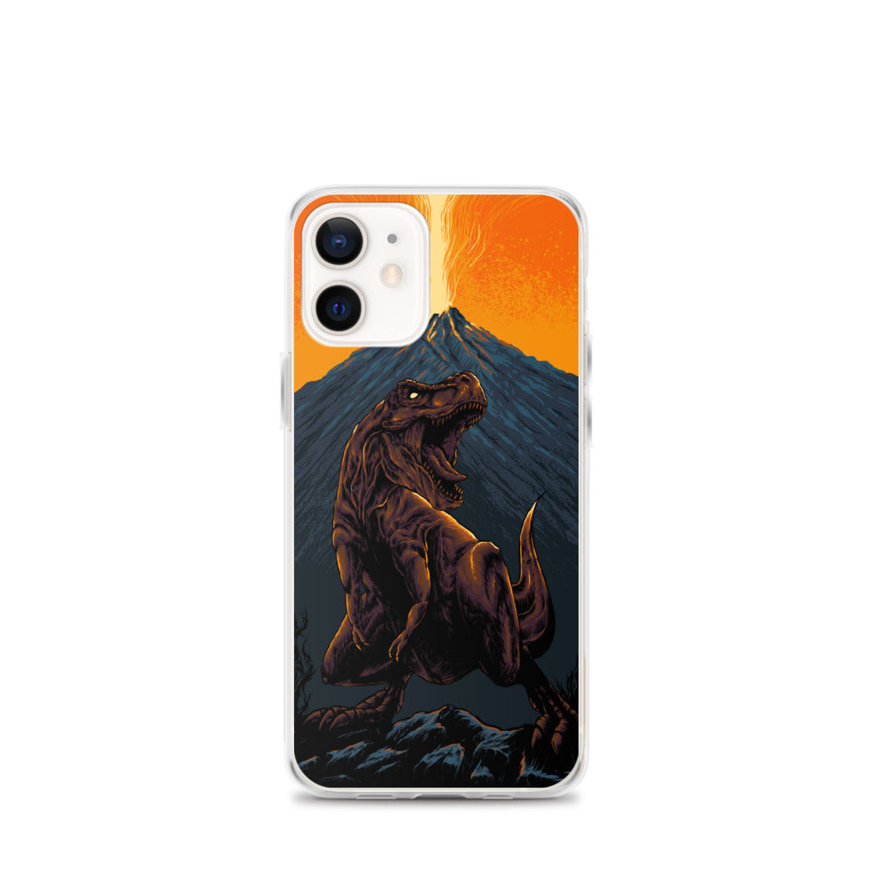 Volcanic T-Rex - Dinosaur iPhone Case