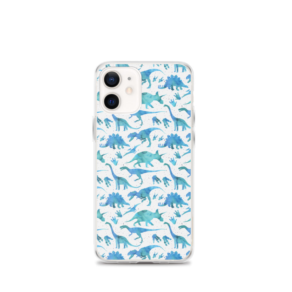 Watercolor Dinos - Dinosaur iPhone Case