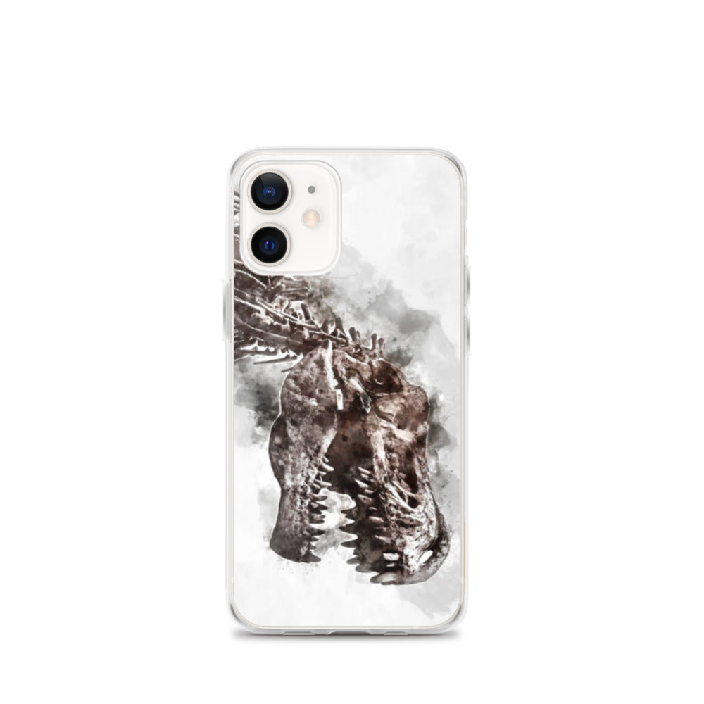 T-Rex Sketch - Dinosaur iPhone Case