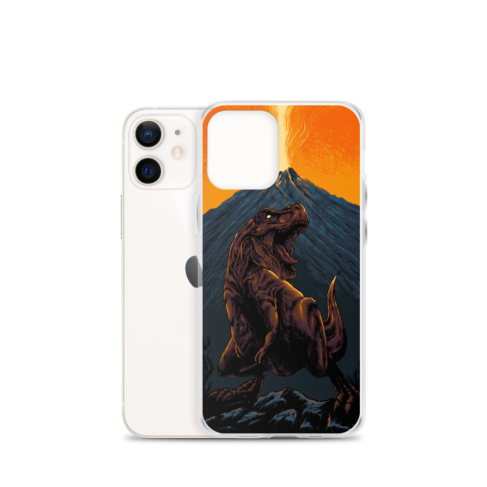 Volcanic T-Rex - Dinosaur iPhone Case