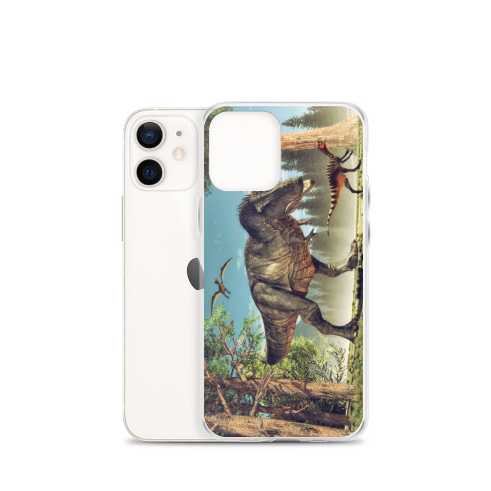 T-Rex Attack - Dinosaur iPhone Case