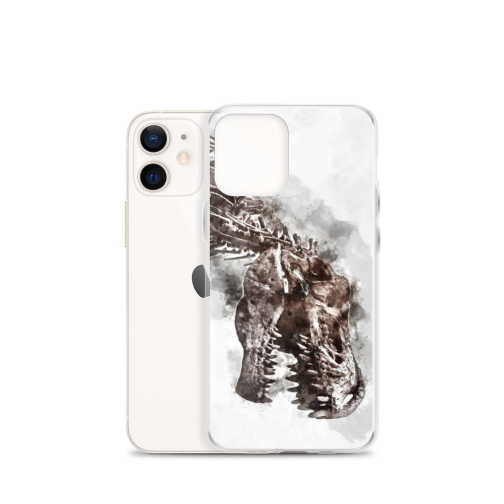 T-Rex Sketch - Dinosaur iPhone Case