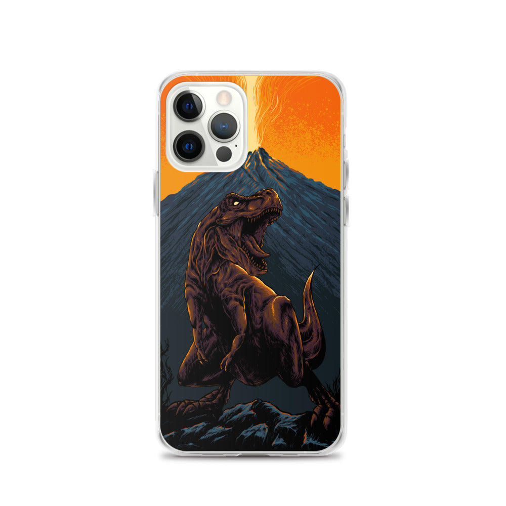 Volcanic T-Rex - Dinosaur iPhone Case