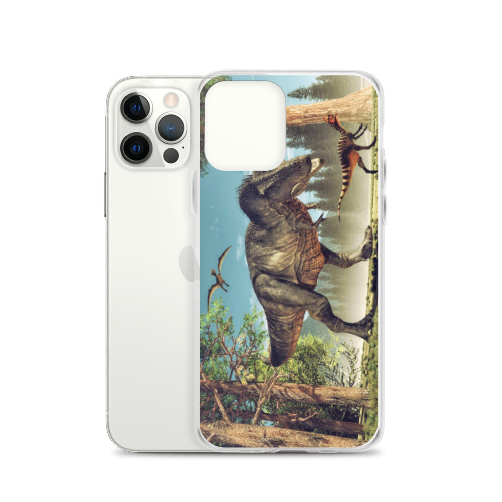 T-Rex Attack - Dinosaur iPhone Case