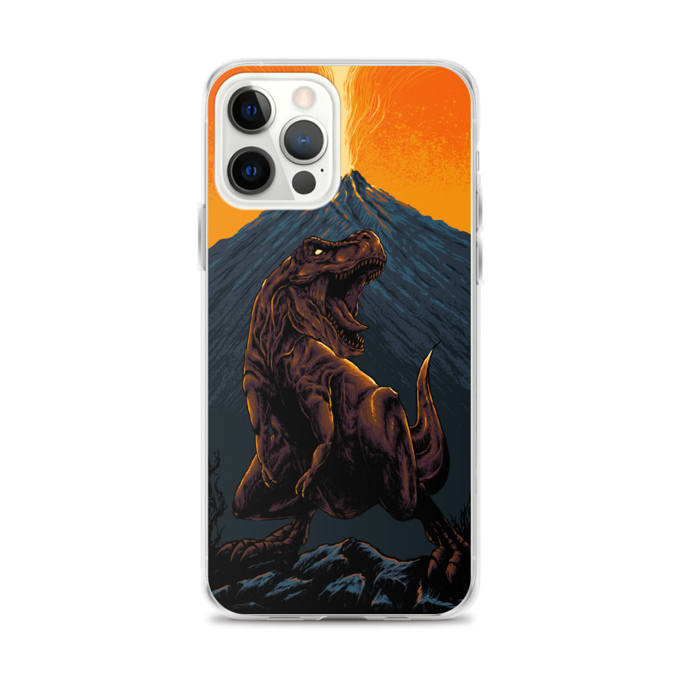 Volcanic T-Rex - Dinosaur iPhone Case