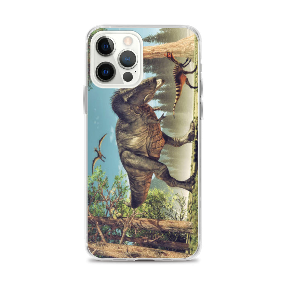 T-Rex Attack - Dinosaur iPhone Case