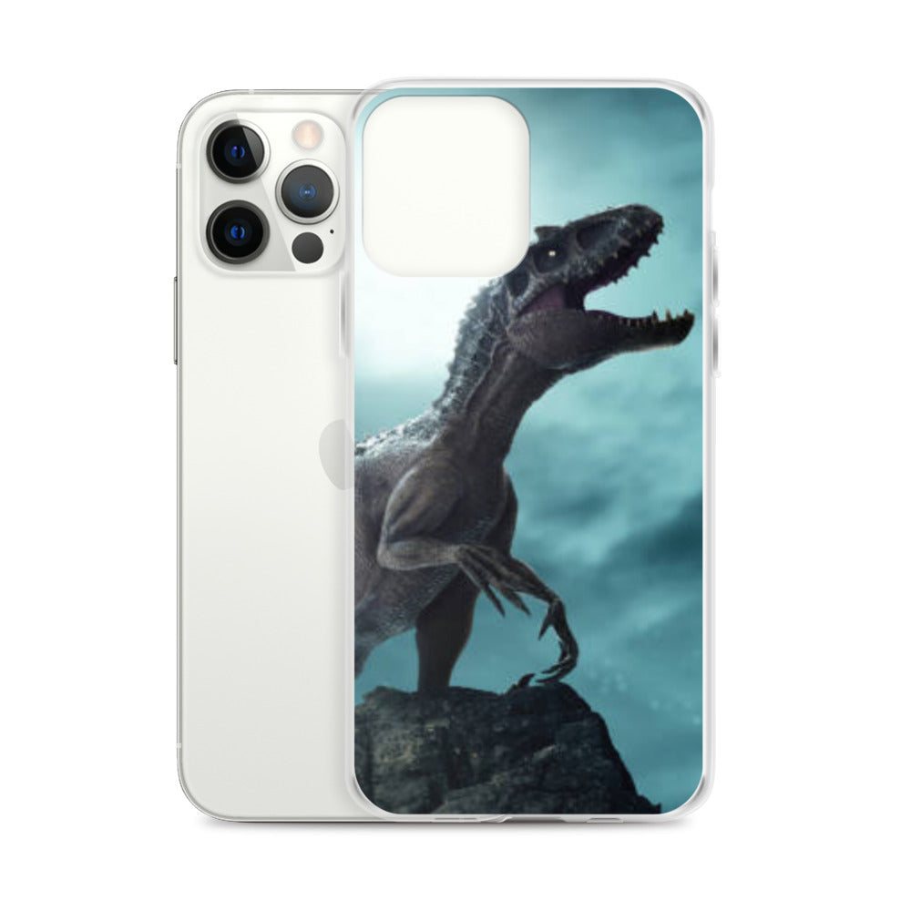 Moonlight Raptor Dinosaur iPhone Case