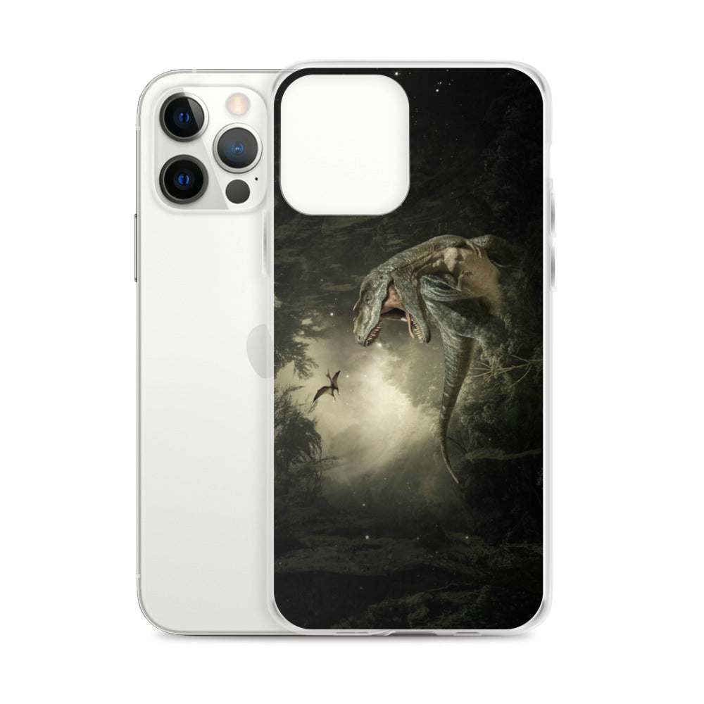 T-Rex Jungle - Dinosaur iPhone Case