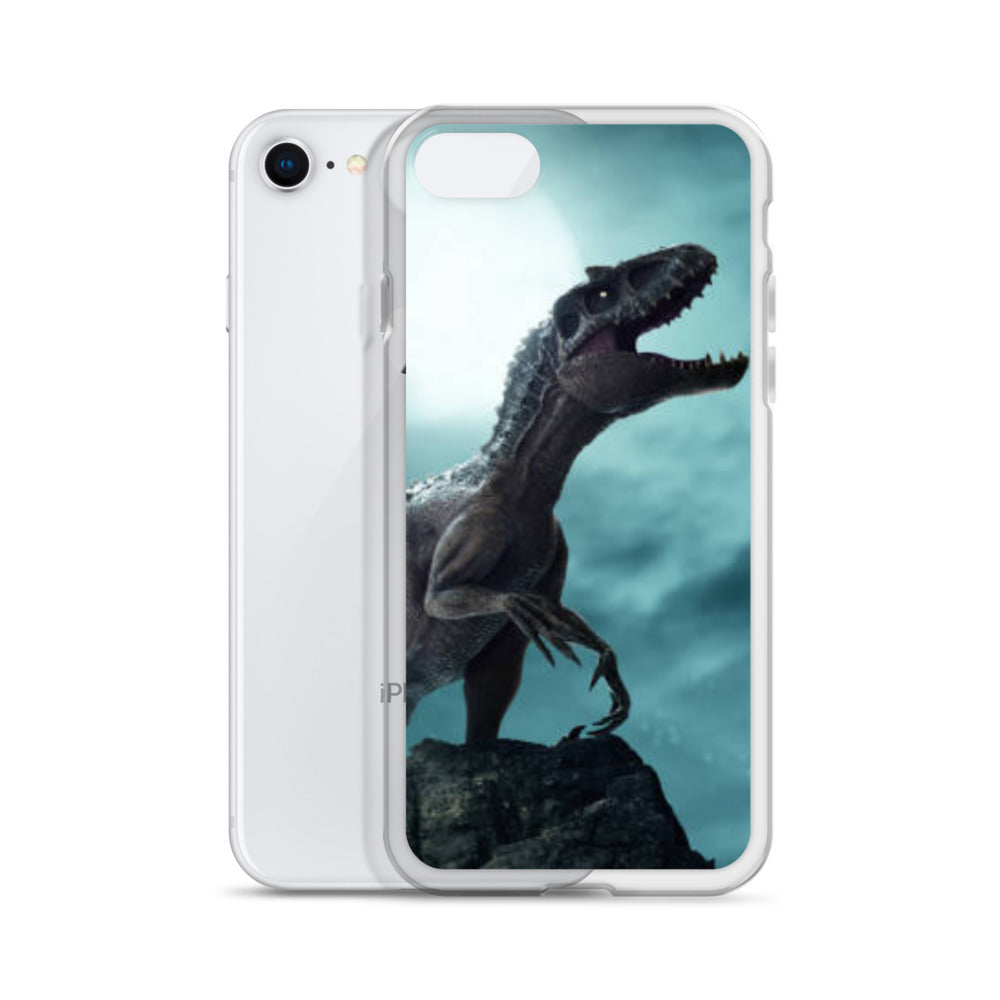 Moonlight Raptor - Dinosaur iPhone Case