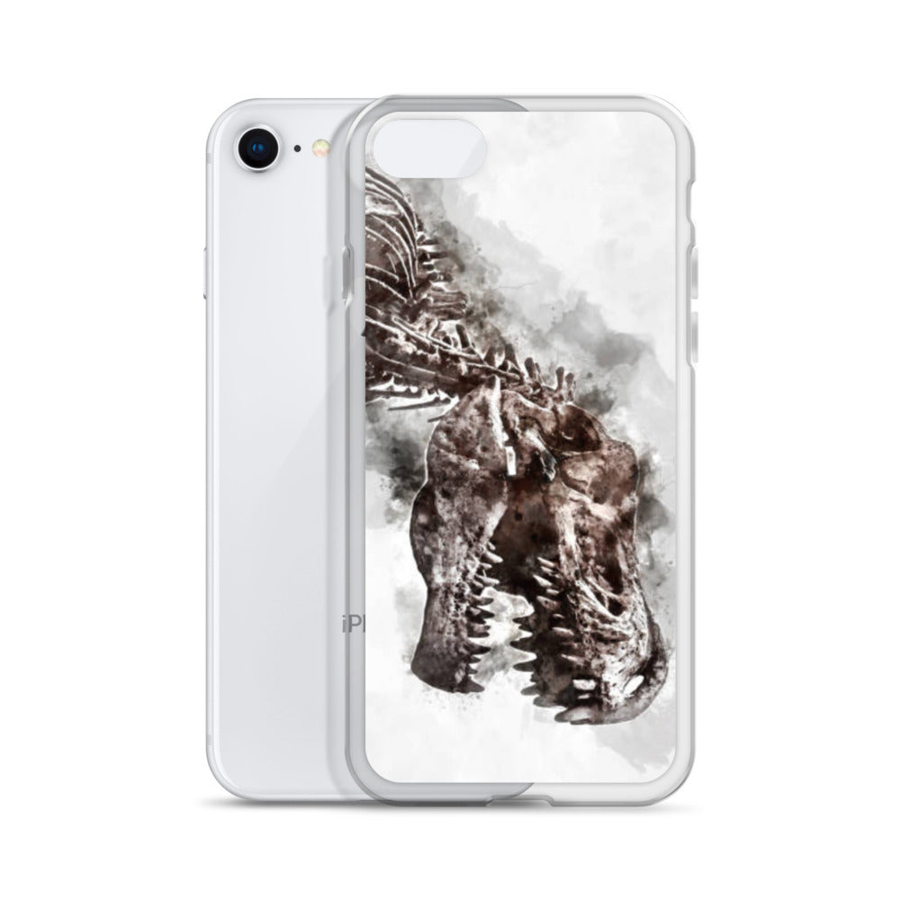 T-Rex Sketch - Dinosaur iPhone Case