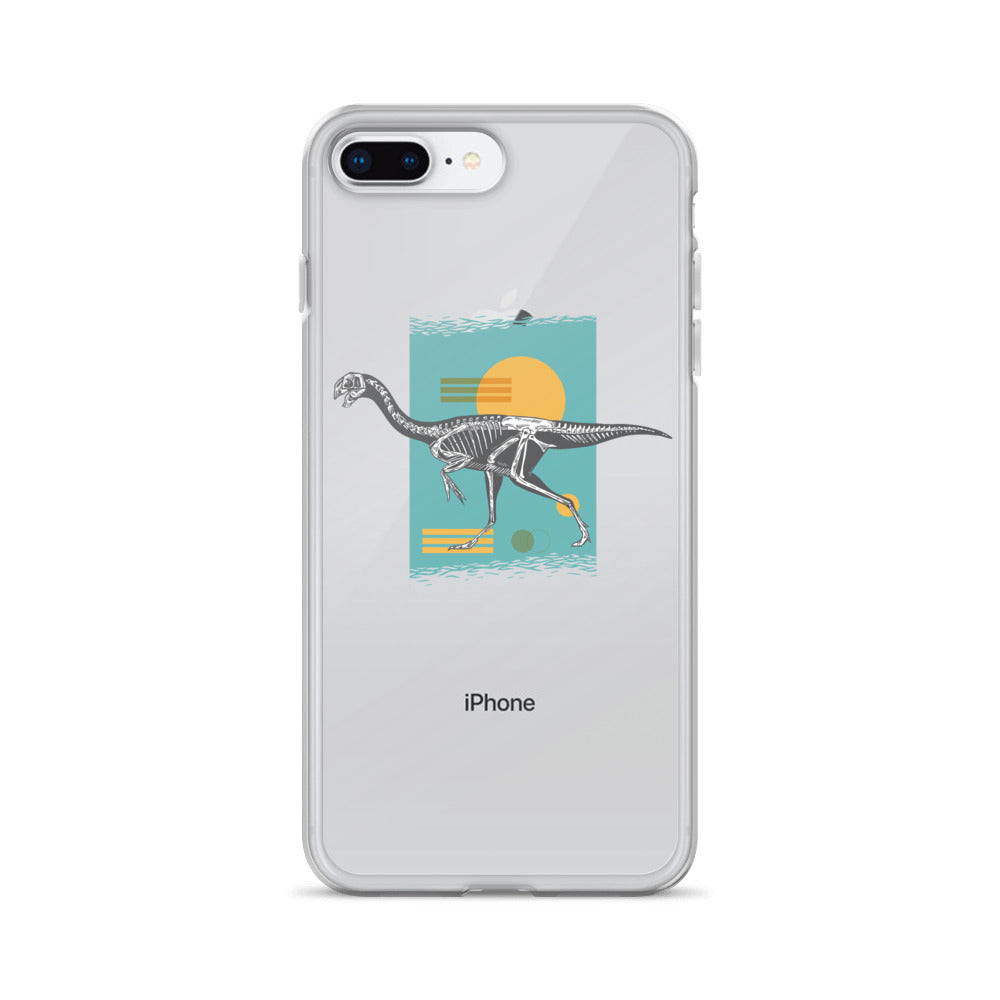 Retro Dinosaur - Dinosaur iPhone Case