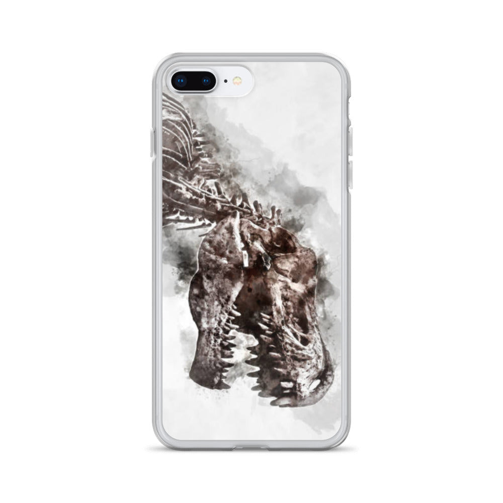 T-Rex Sketch - Dinosaur iPhone Case