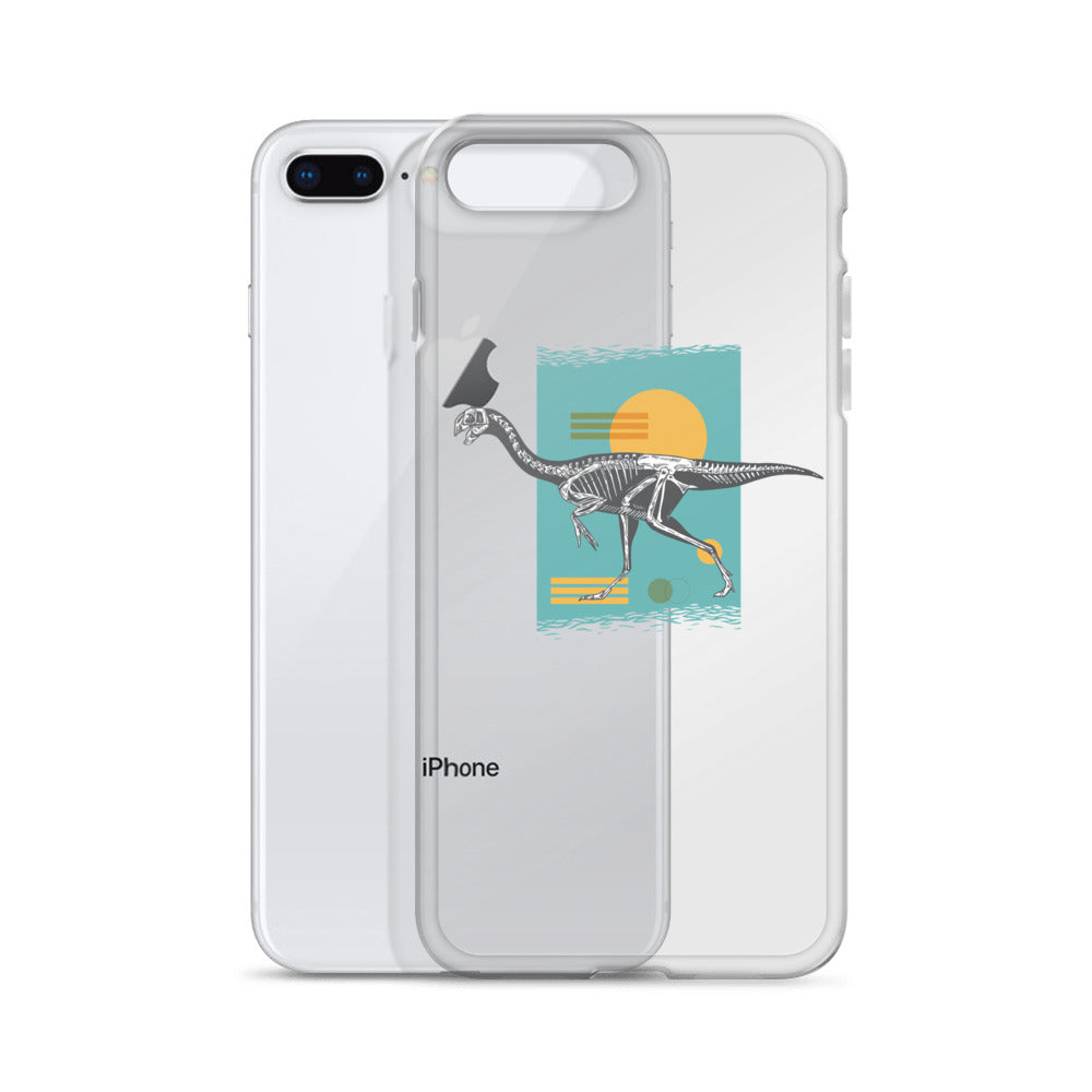 Retro Dinosaur - Dinosaur iPhone Case