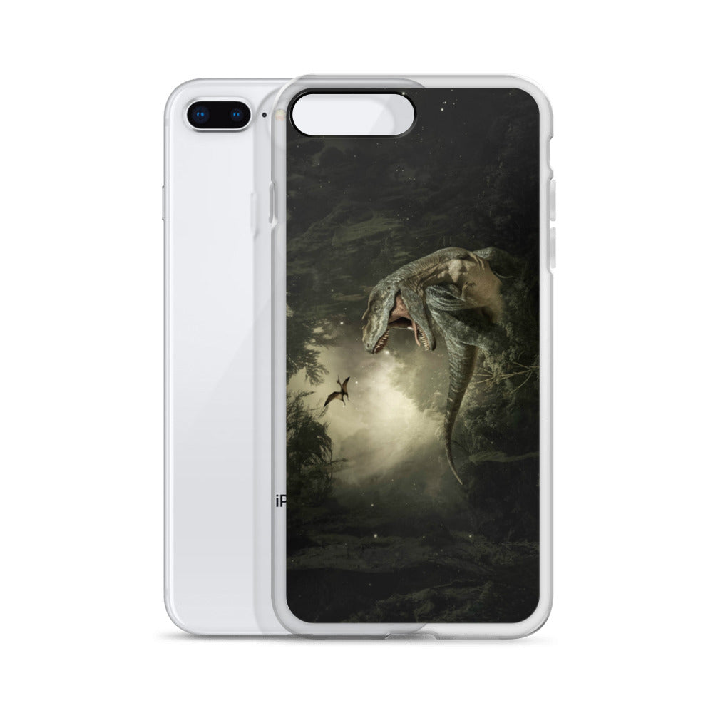 T-Rex Jungle - Dinosaur iPhone Case