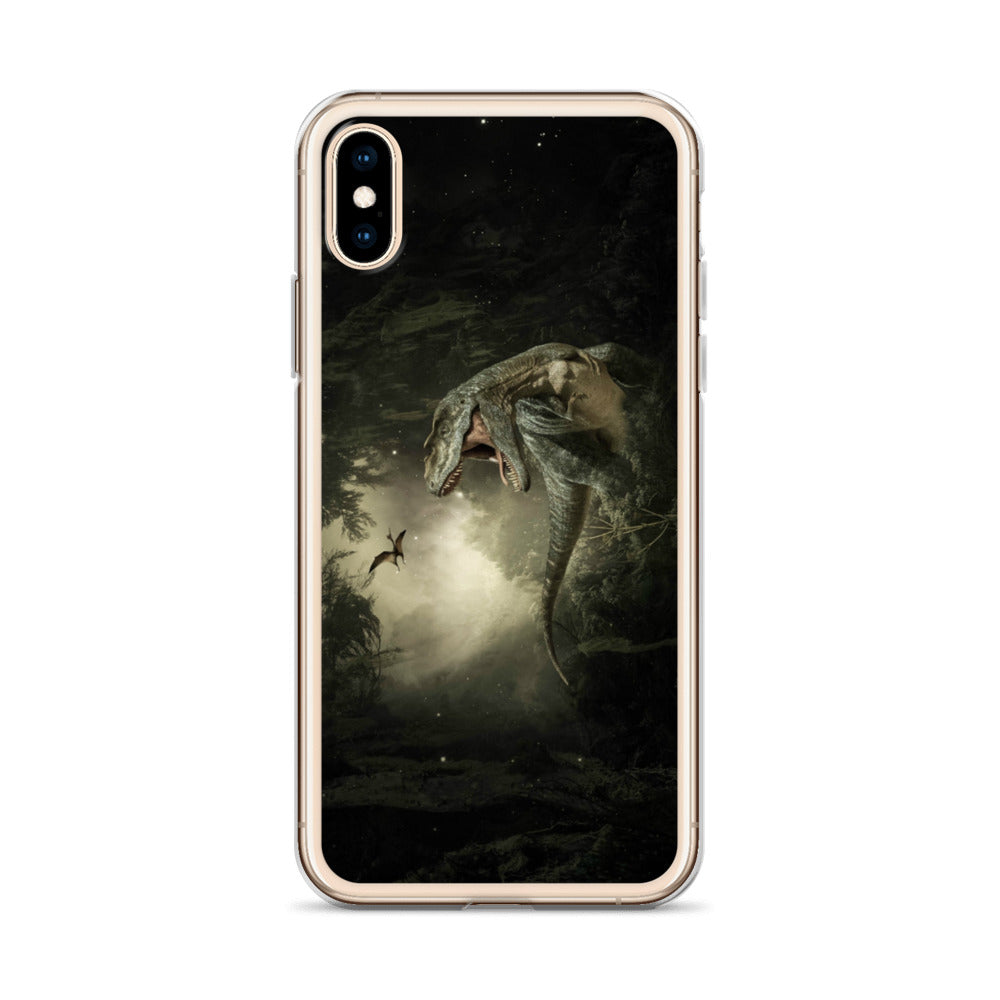 T-Rex Jungle - Dinosaur iPhone Case