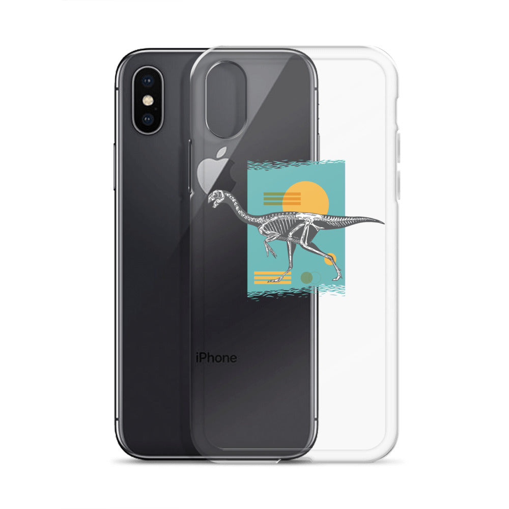 Retro Dinosaur - Dinosaur iPhone Case