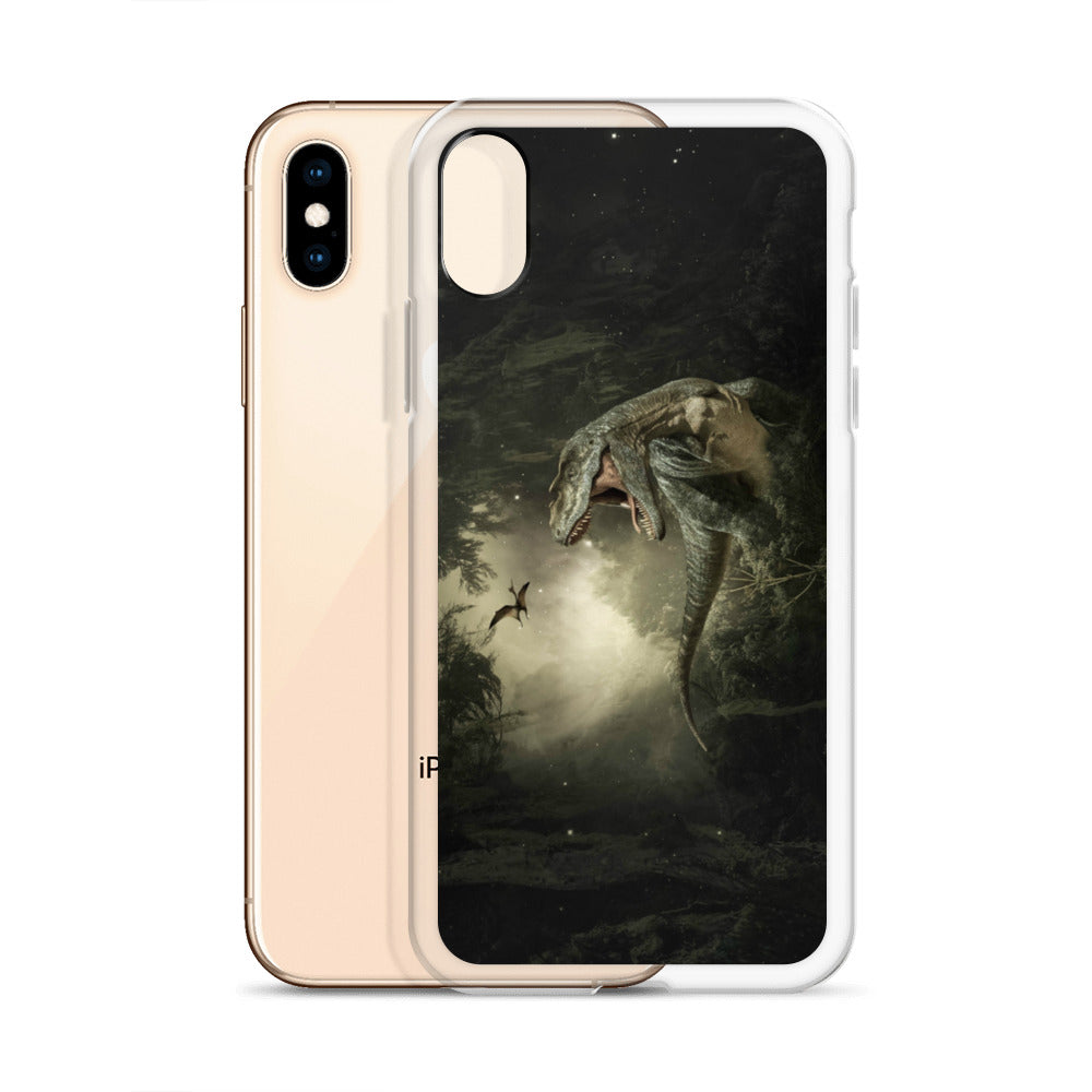 T-Rex Jungle - Dinosaur iPhone Case