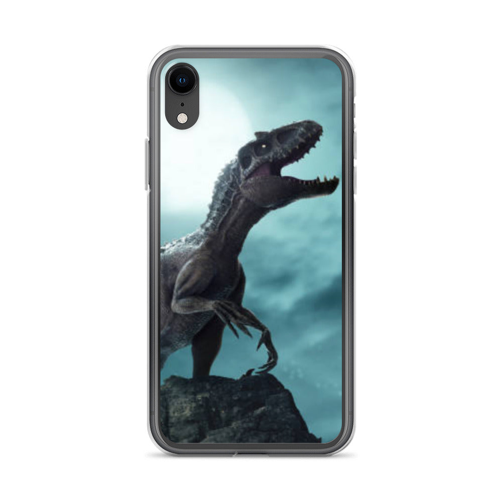 Moonlight Raptor - Dinosaur iPhone Case