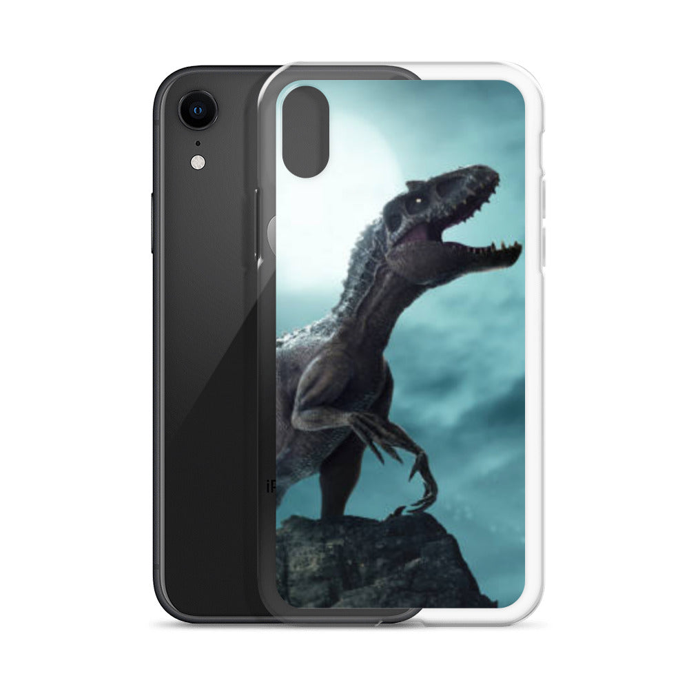 Moonlight Raptor - Dinosaur iPhone Case