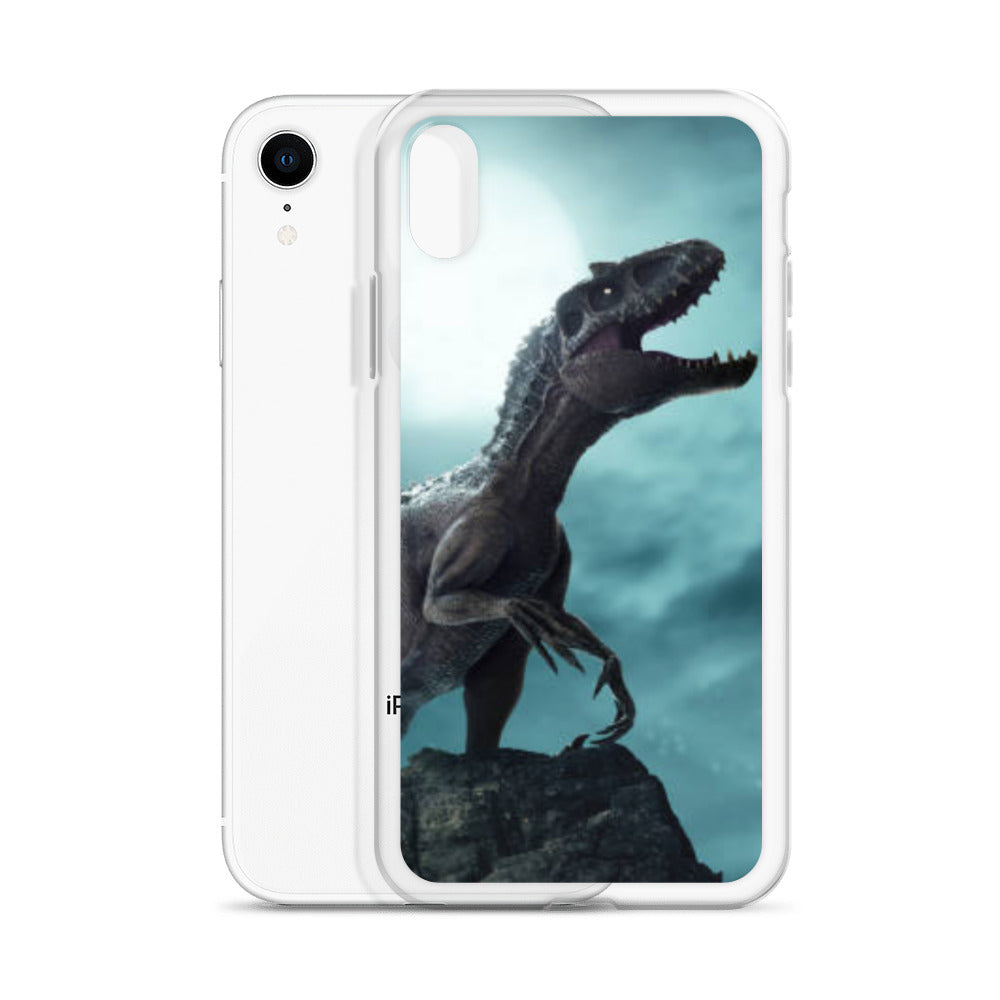 Moonlight Raptor - Dinosaur iPhone Case