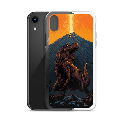 Volcanic T-Rex - Dinosaur iPhone Case