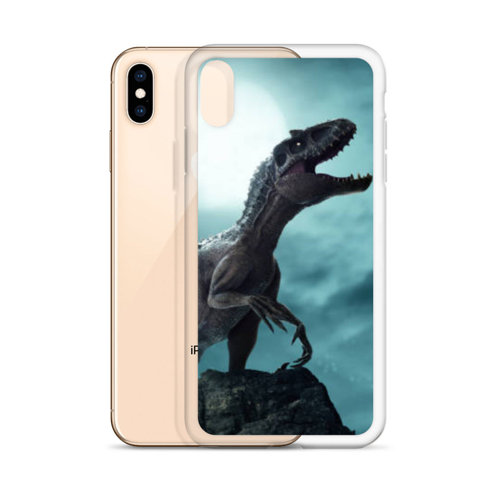 Moonlight Raptor - Dinosaur iPhone Case