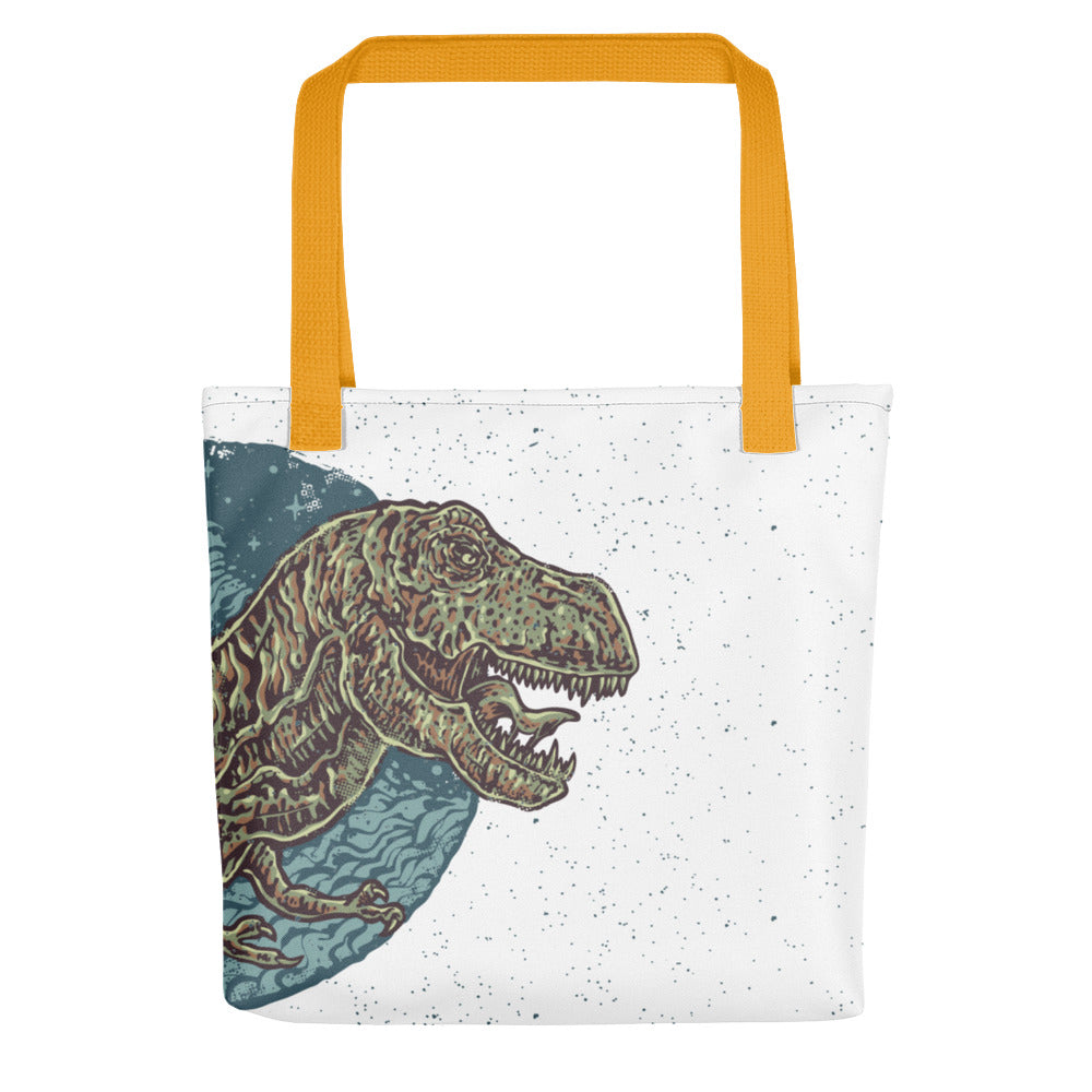 Half Moon T-Rex - Dinosaur Tote Bag