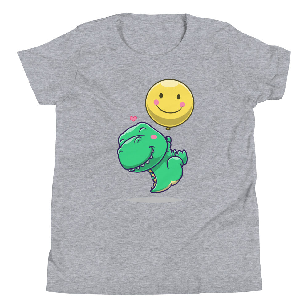 Grey Girls DInosaur Shirt