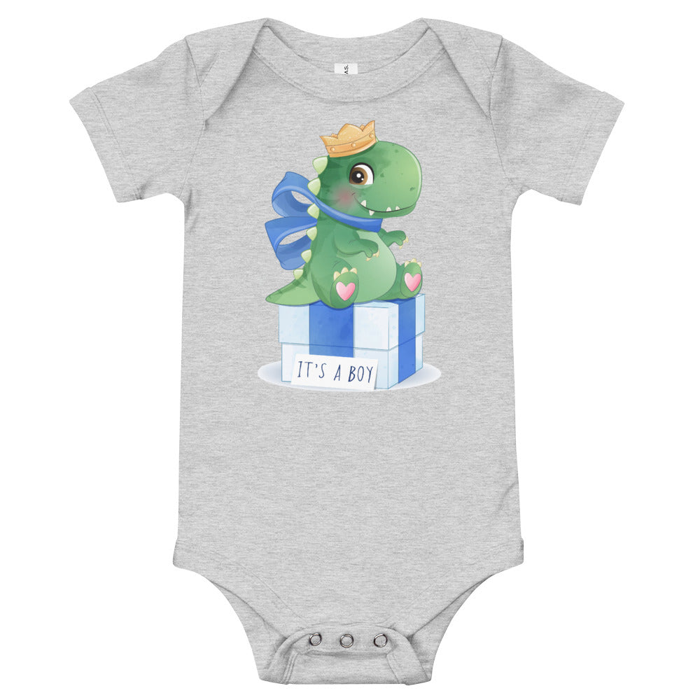 Dinosaur Baby Bodysuit - It's A Boy