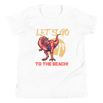 Go To The Beach - Kids Dinosaur Shirt