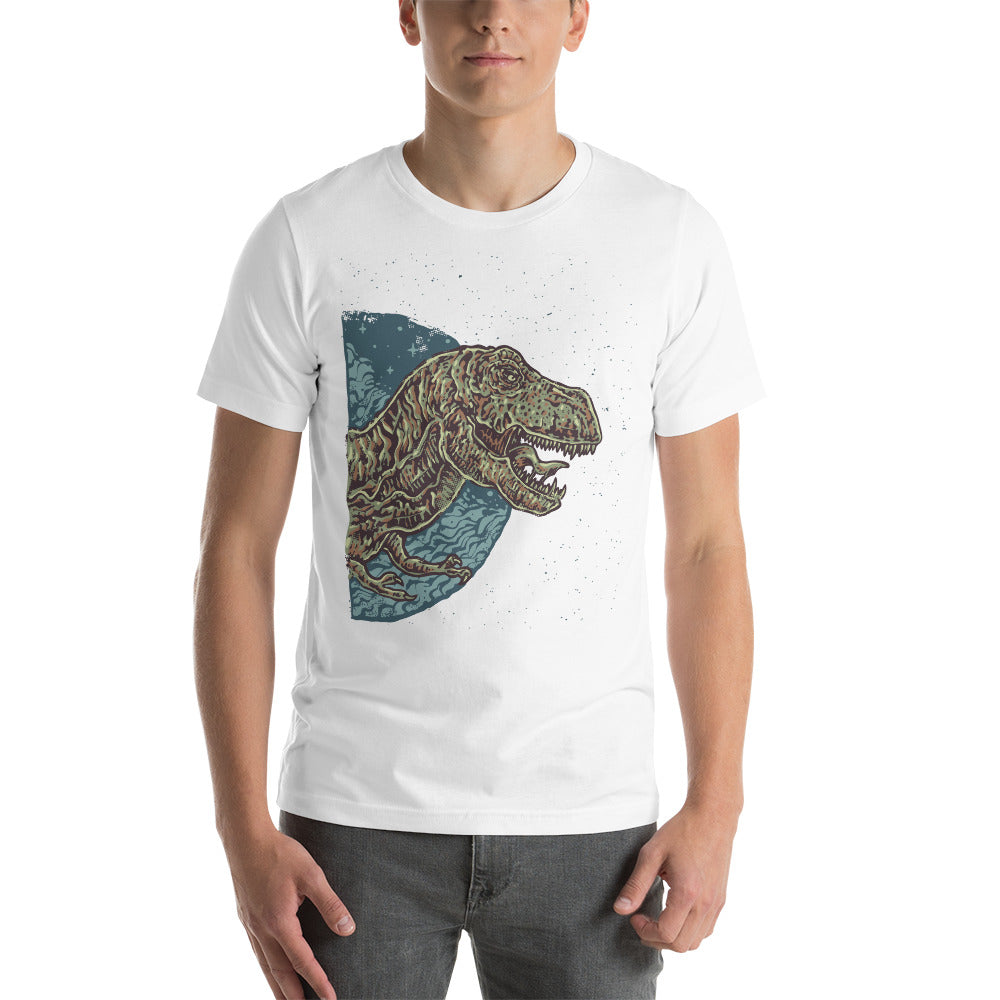 Half Moon T-Rex - Adult Dinosaur Shirt