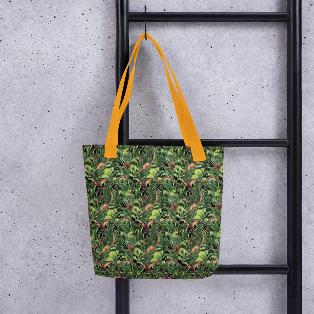 Jungle Dinos - Dinosaur Tote Bag