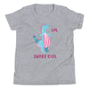 Super Girl - Girls Dinosaur Shirt
