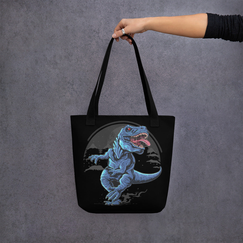 Dress up Dinosaur Tote bag - Shop harapecora Handbags & Totes - Pinkoi