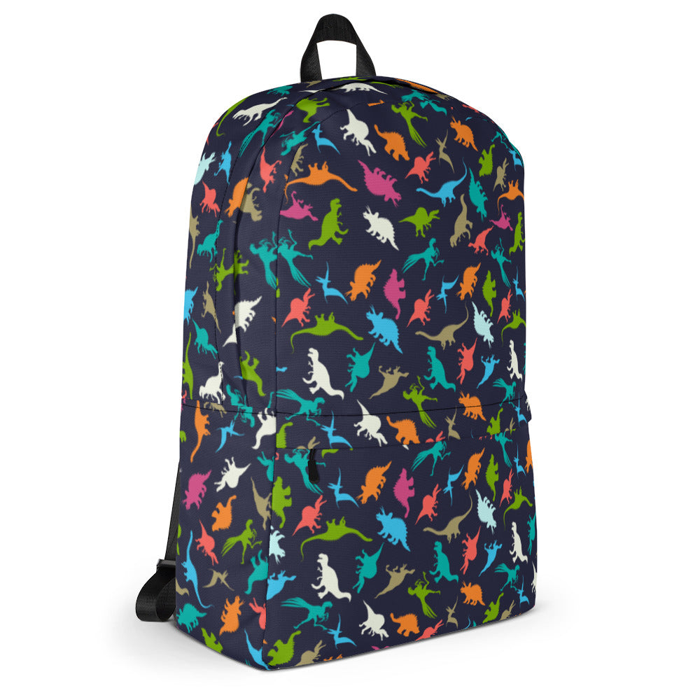 Children's Dinosaurs Backpack with Side Pocket