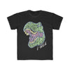 Dinosaur Shirt For Kids - Black