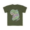 Dinosaur Shirt For Kids - Olive