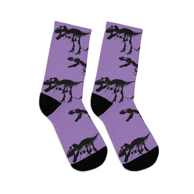Left Side Of Dinosaur Socks