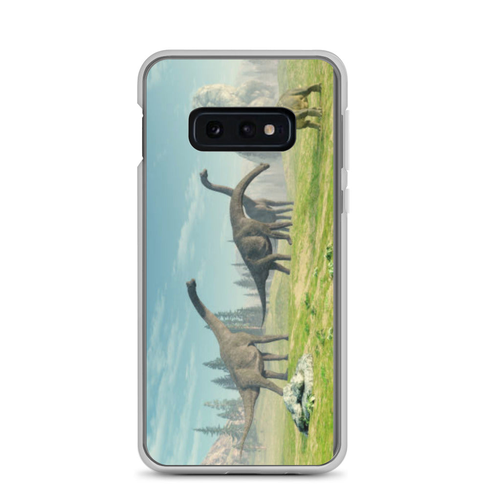 Brontosaurus Exploration - Dinosaur Samsung Case