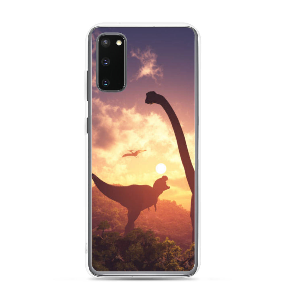 Jurassic Sunset - Dinosaur Samsung Case