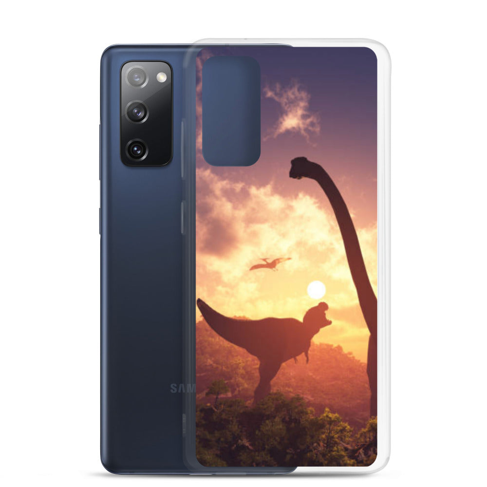 Jurassic Sunset - Dinosaur Samsung Case