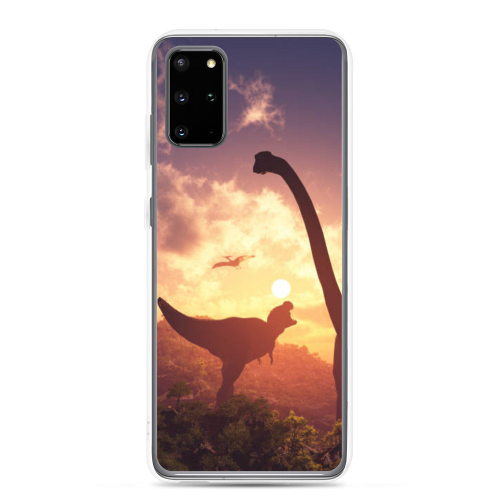 Jurassic Sunset Dinosaur Samsung Case