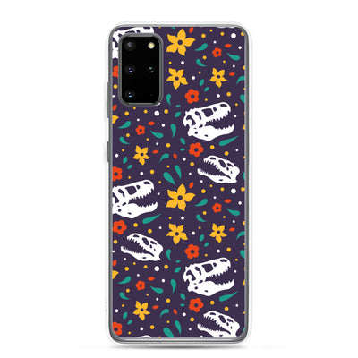 Flower Dinosaurs - Dinosaur Samsung Case