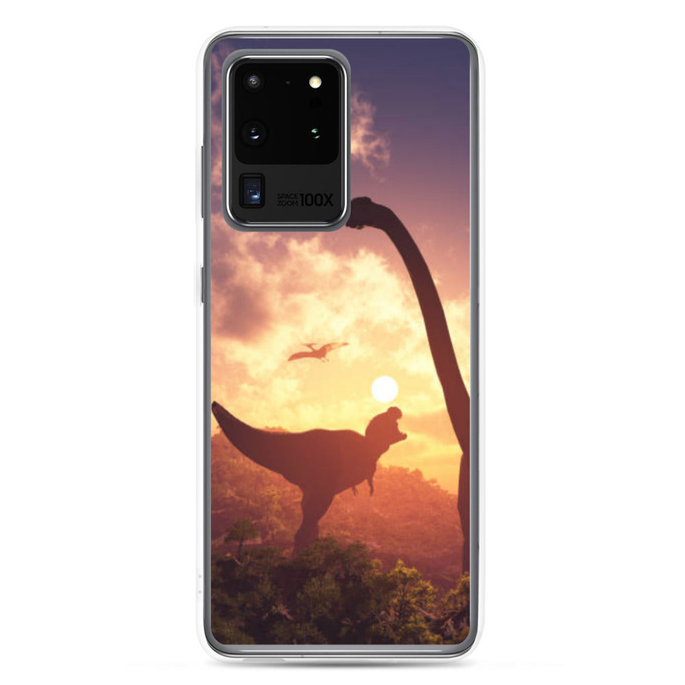 Jurassic Sunset - Dinosaur Samsung Case