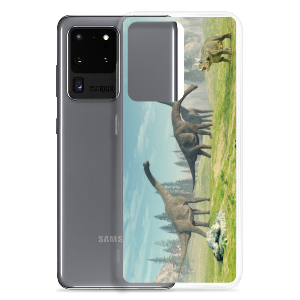 Brontosaurus Exploration - Dinosaur Samsung Case