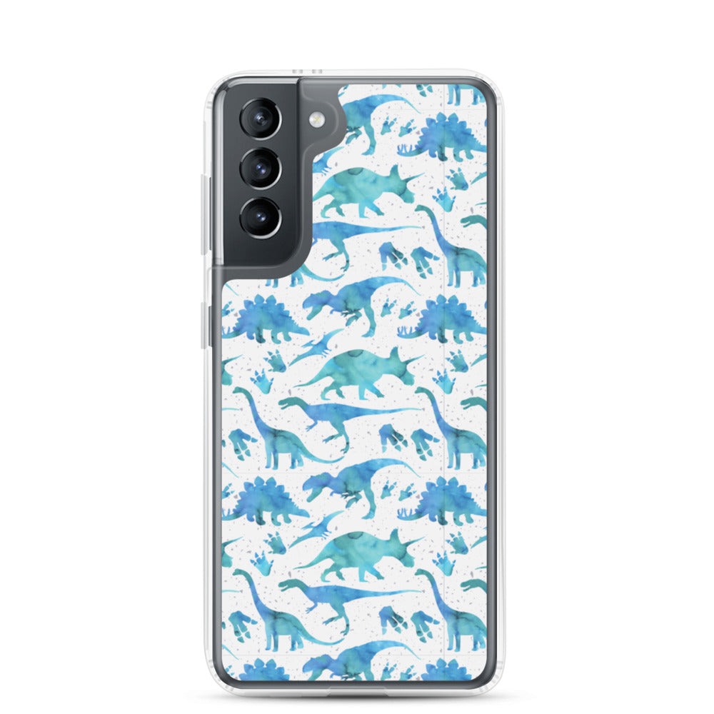 Watercolor Dinos - Dinosaur Samsung Case