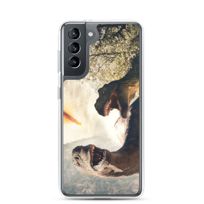 Jurassic Fight - Dinosaur Samsung Phone Case