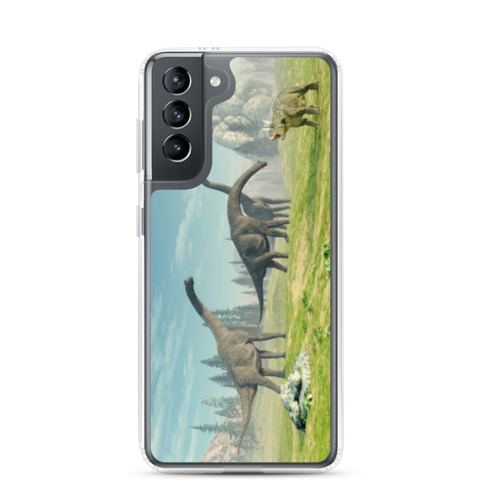 Brontosaurus Exploration - Dinosaur Samsung Case