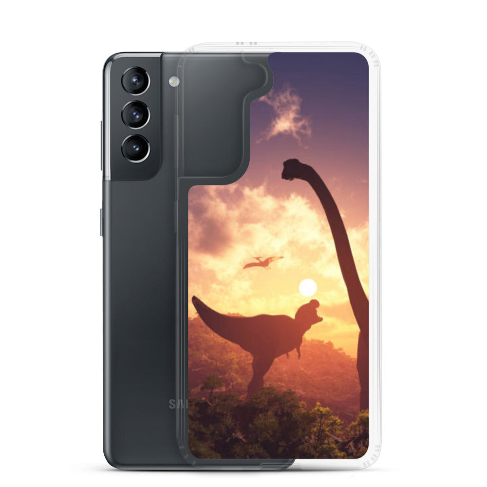 Jurassic Sunset - Dinosaur Samsung Case