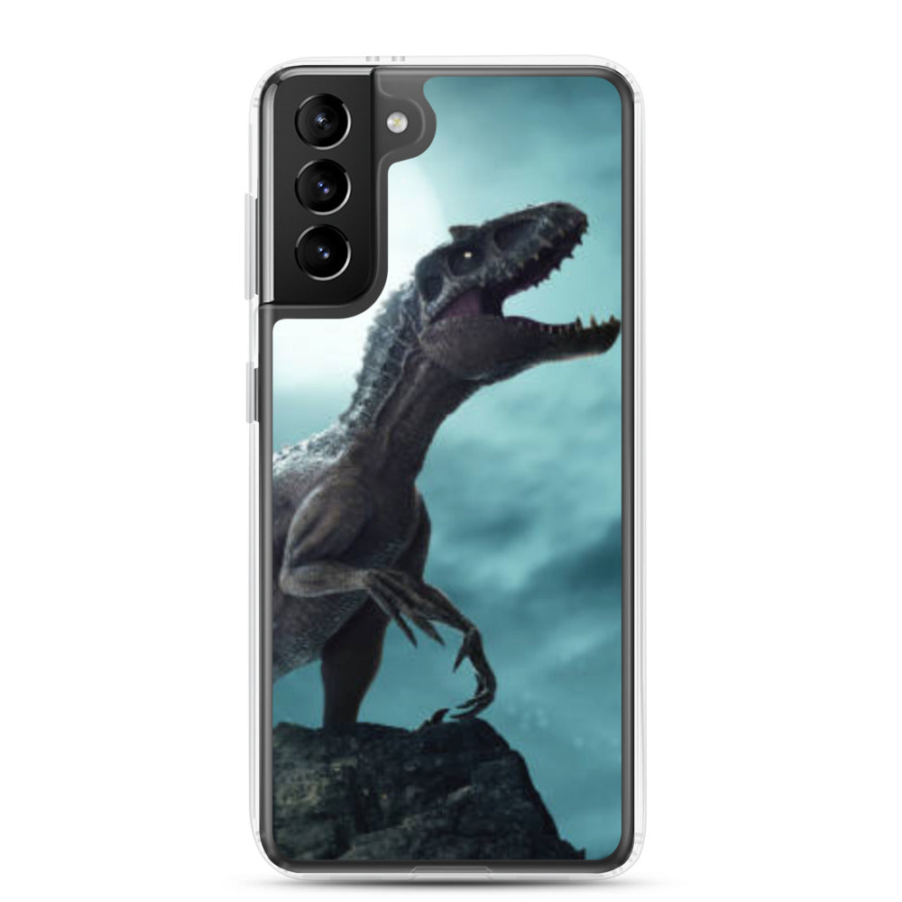 Moonlight Raptor - Dinosaur Samsung Case